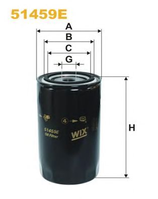 WIX FILTERS 51459e -  Фильтр масляный двигателя